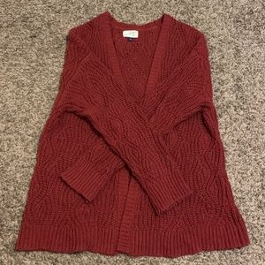 Women's small red Universal Threads cardigan.